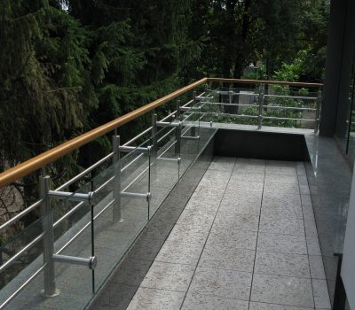 Stainless steel railing